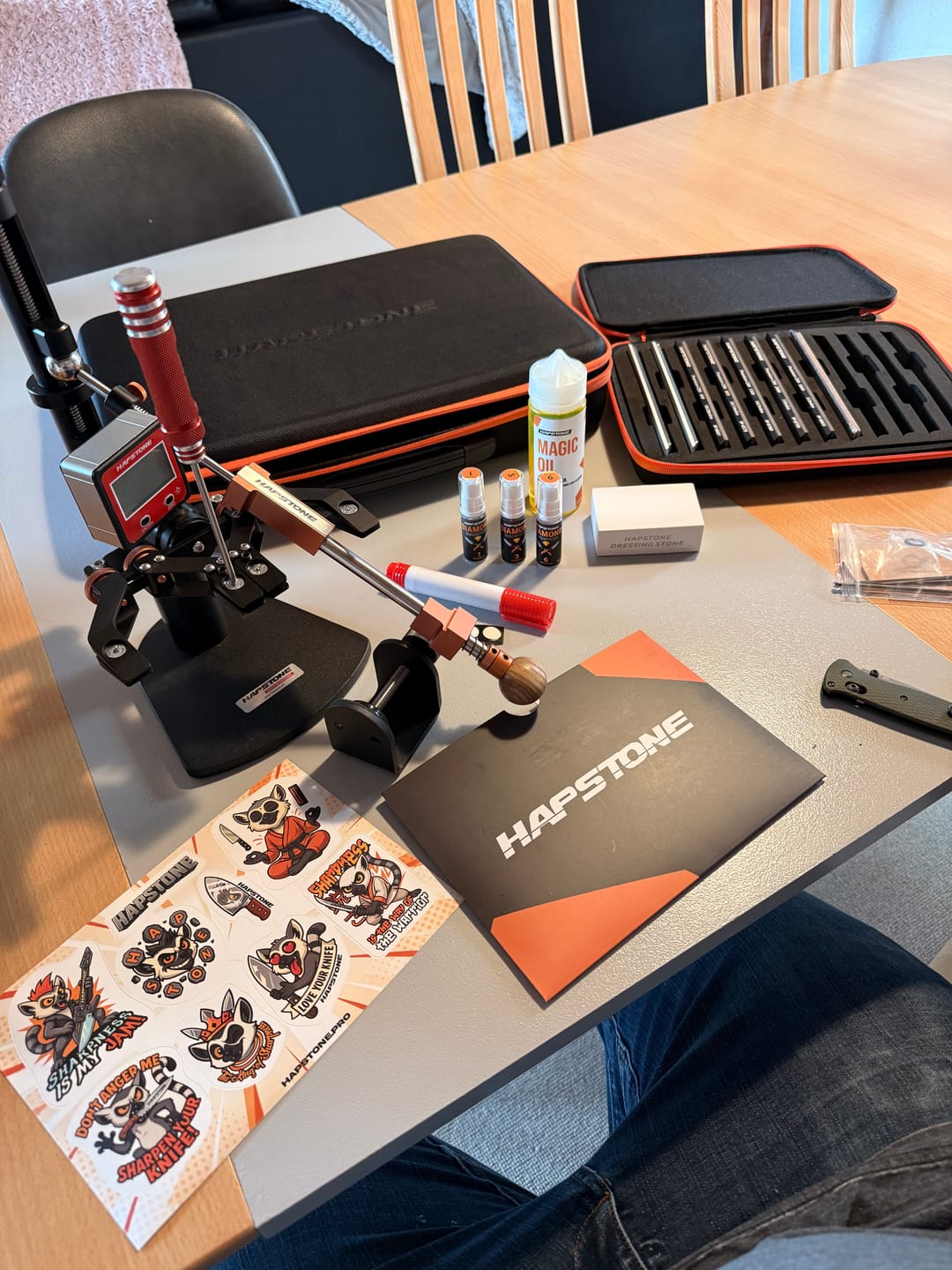 Customer photo review of Hapstone RS Ultra Knife Sharpener