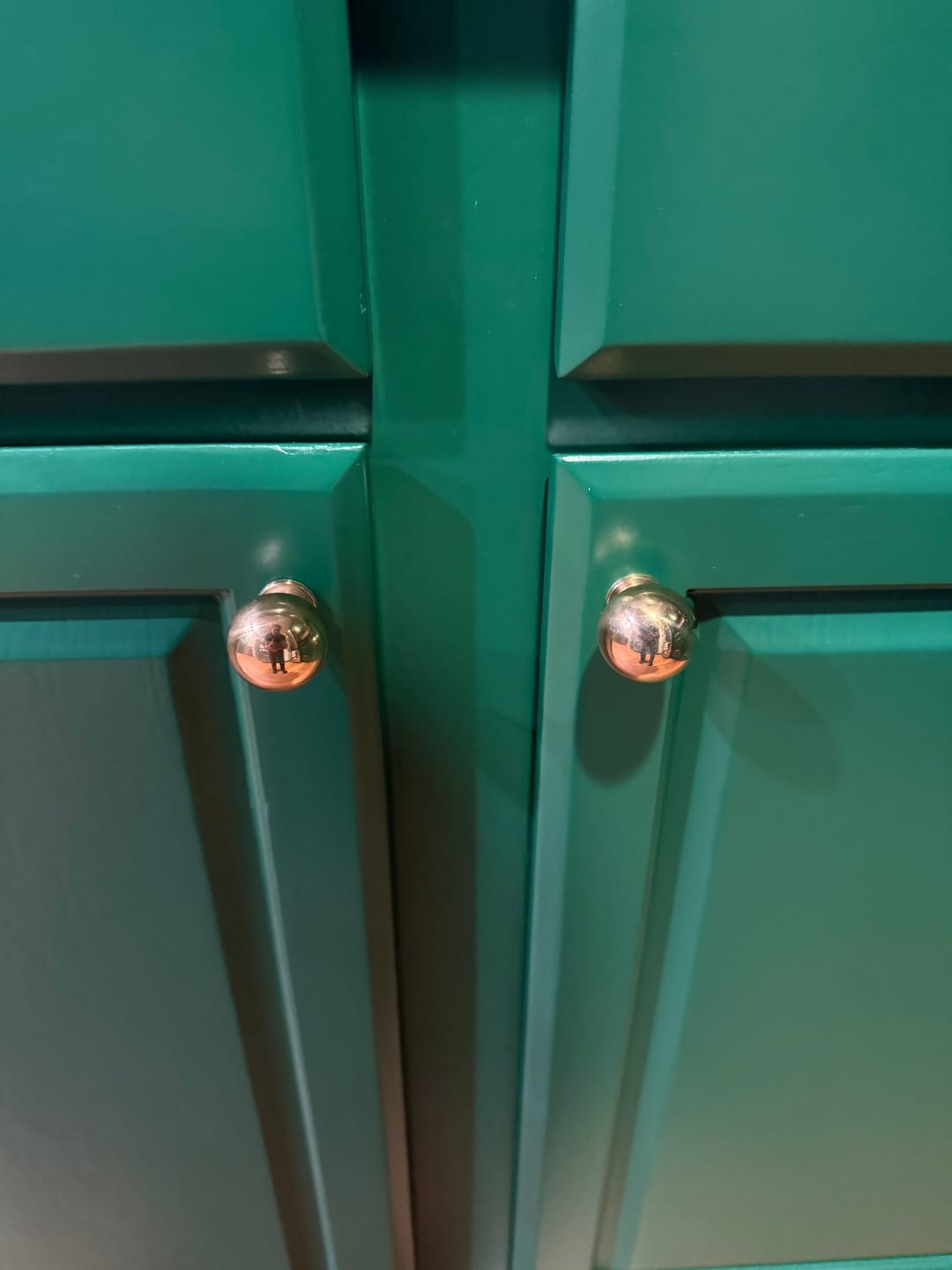 Customer photo review of Classic Cabinet Pulls - Unlacquered Brass Polished