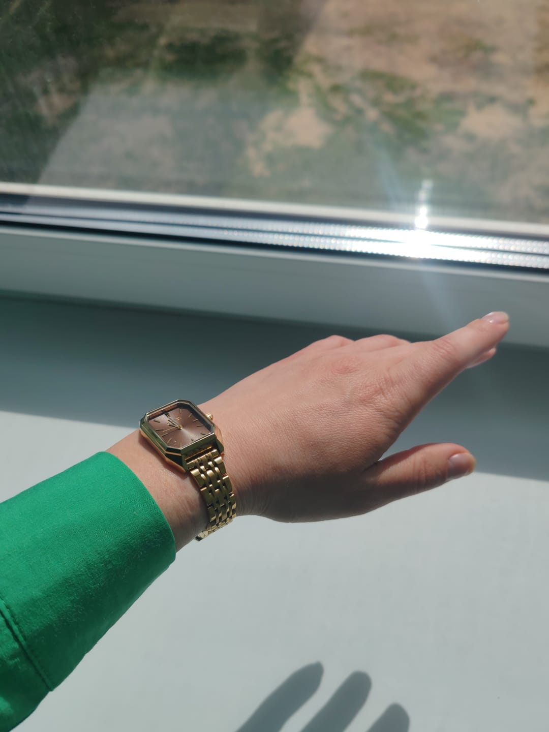 Customer photo review of Isabell Gold Brown