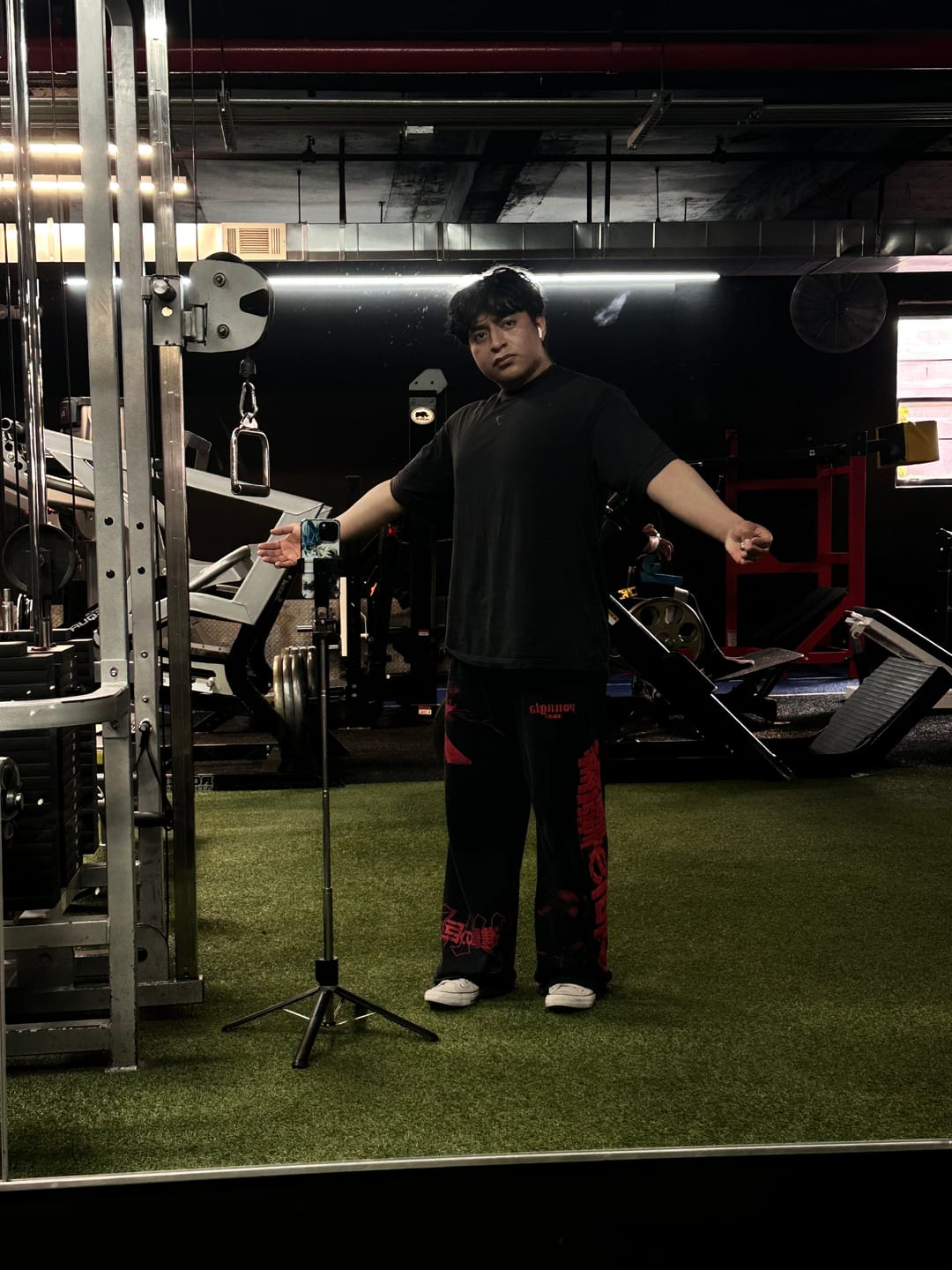 Customer photo review of 2128 - AOT©  x YLA Baggy Joggers