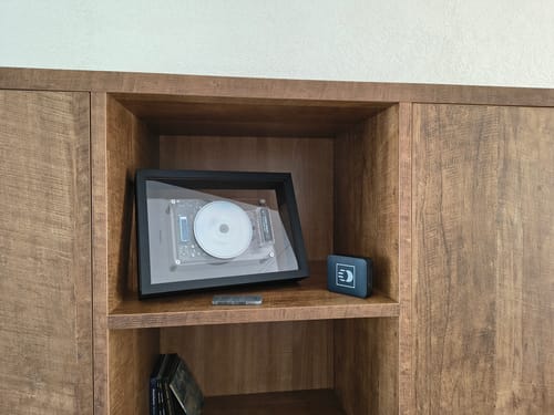Customer photo review of M1 Music Frame CD Player