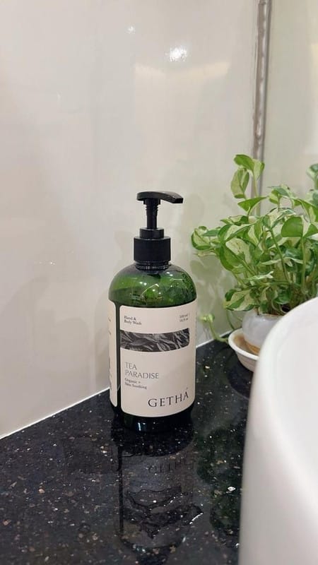 Customer photo review of Getha Premium Ginseng Body Wash 500ml