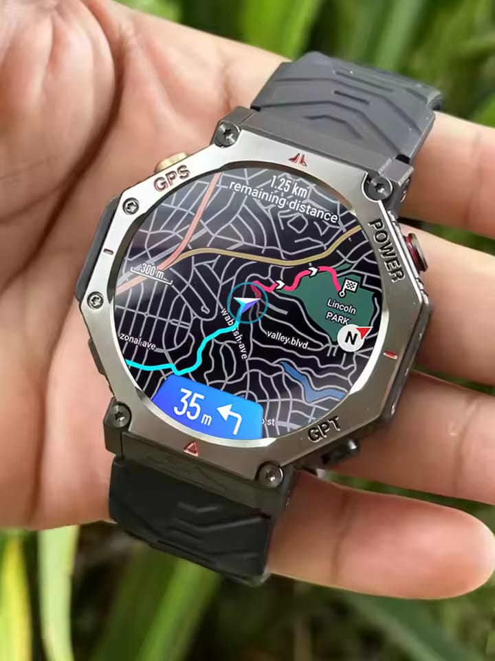 Customer photo review of Militär GPS Smartwatch – AMOLED, 10ATM, HD Bluetooth-Anruf
