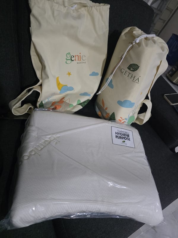 Customer photo review of Getha 3D Junior Latex Pillow