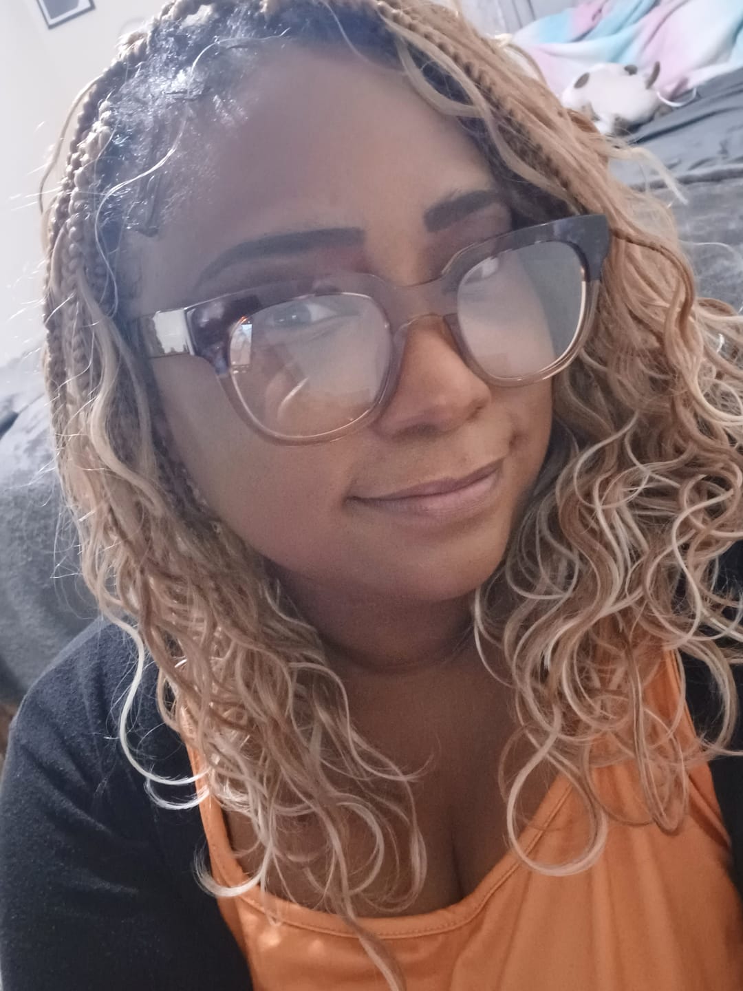Customer photo review of Freetress Pre-Looped Crochet Braids - 3X BORA BORA BRAIDS 12"- Boho Style