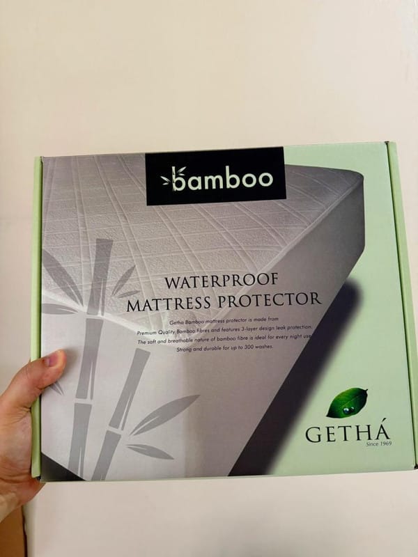 Customer photo review of Bamboo Waterproof Mattress Protector