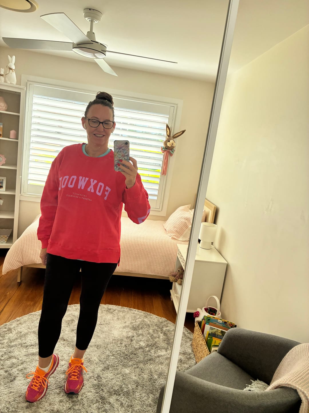 Customer photo review of Interval Crew in Raspberry/Neon Lilac - Foxwood