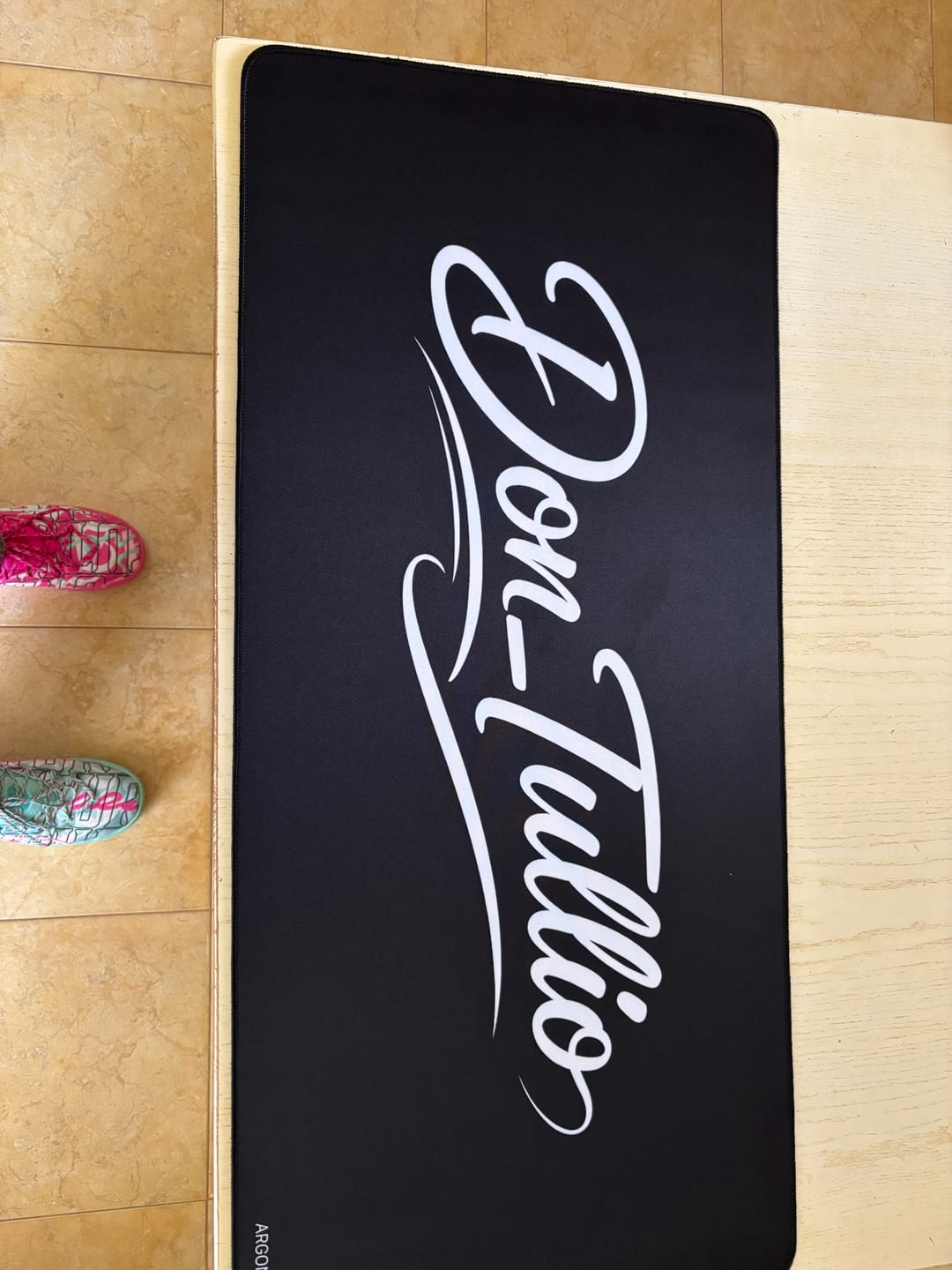Customer photo review of Customizable Gaming Mousepad