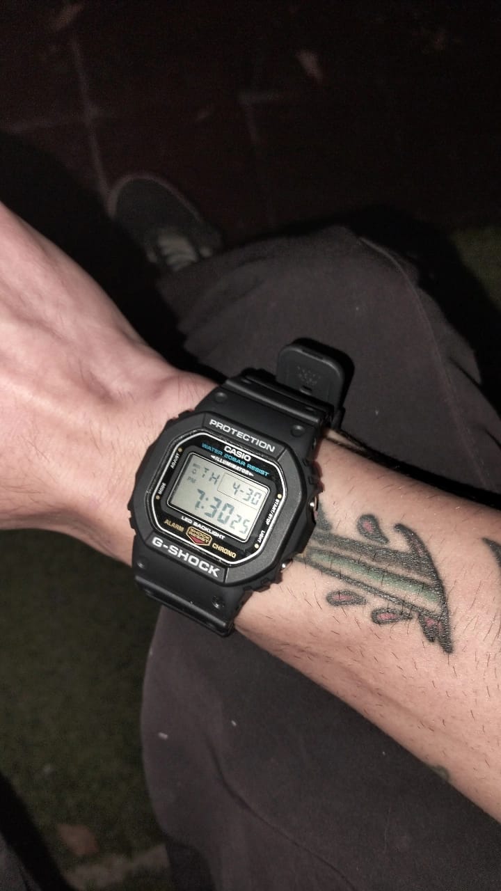 Customer photo review of Reloj Casio G-Shock Vintage DW-5600UE-1 Negro
