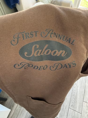 Customer photo review of RODEO DAYS CANVAS VEST