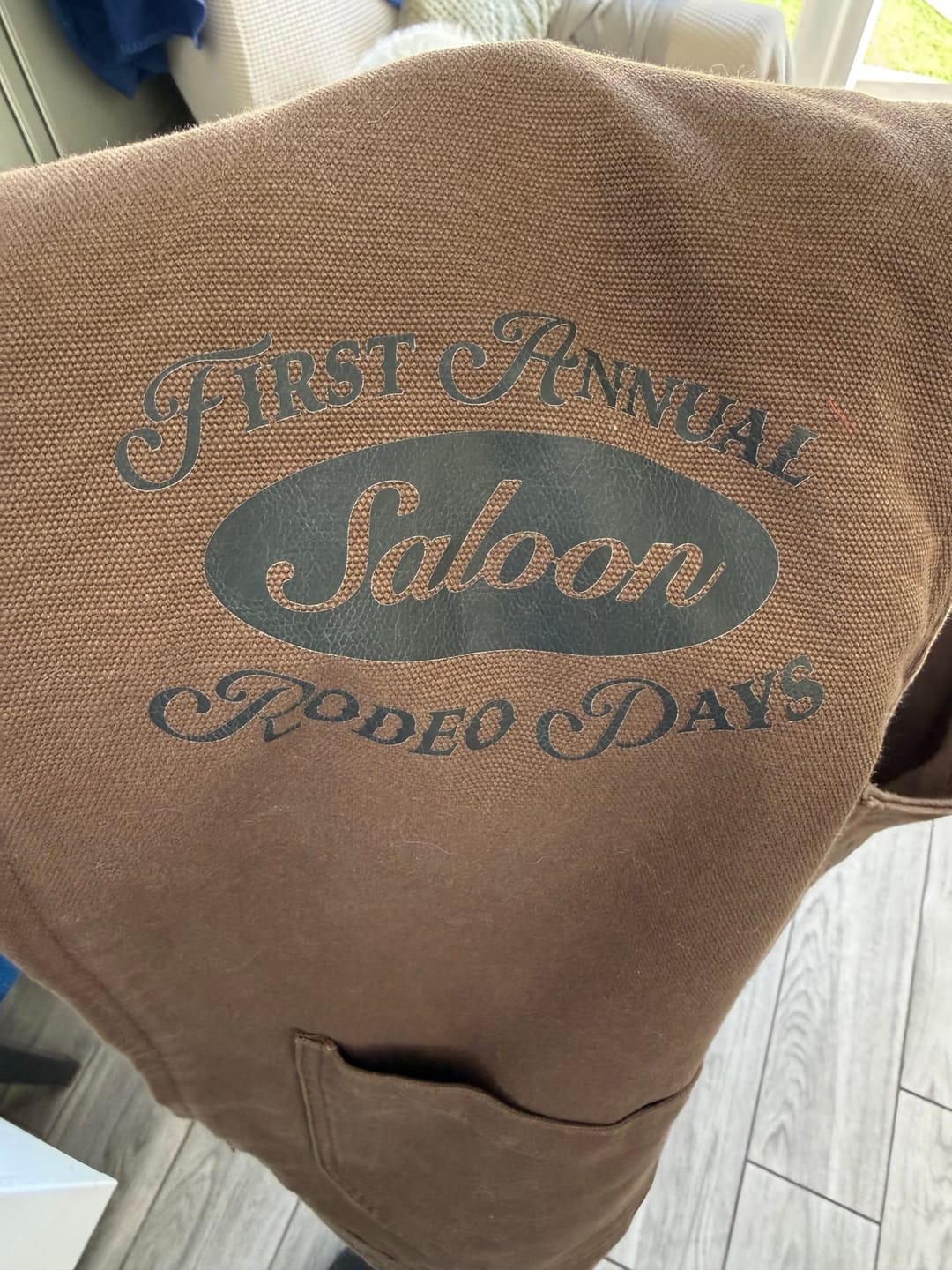 Customer photo review of RODEO DAYS CANVAS VEST