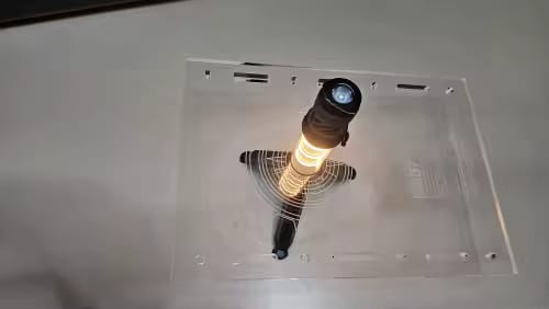 Customer photo review of 5-in-1 Camping Lamp – LED Flashlight & Mosquito Repellent Light