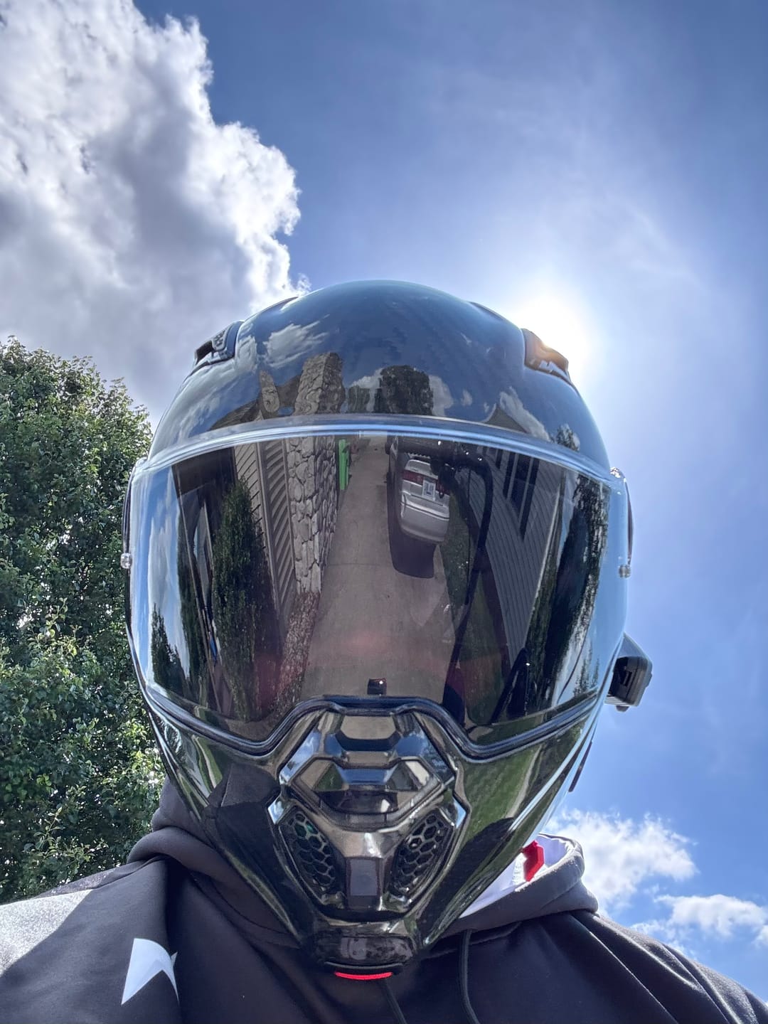 Customer photo review of D.O.T. & ECE Daytona C6 PRO- Grey Carbon Fiber