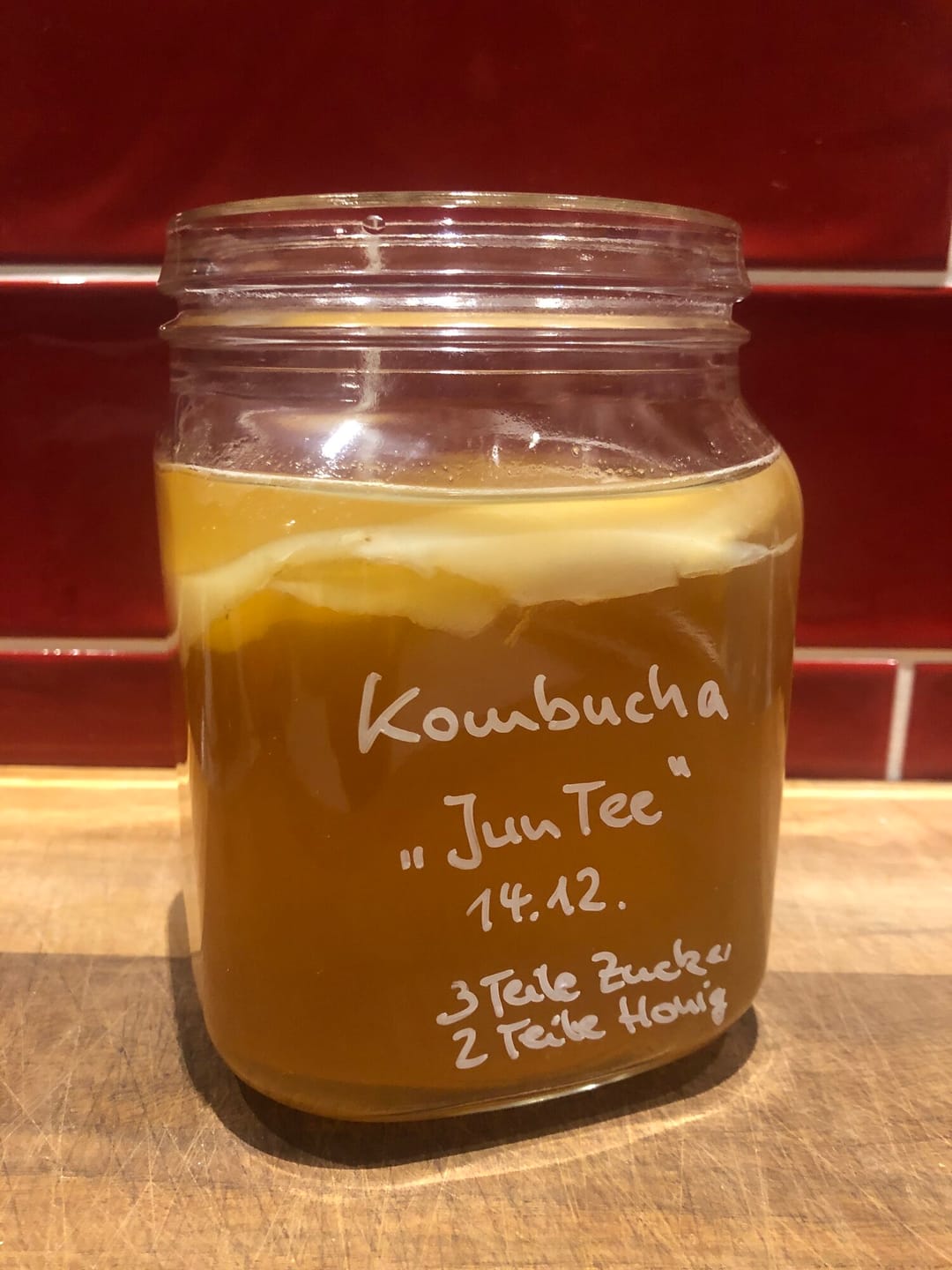 Customer photo review of BIO Kombucha Scoby + Ansatzflüssigkeit