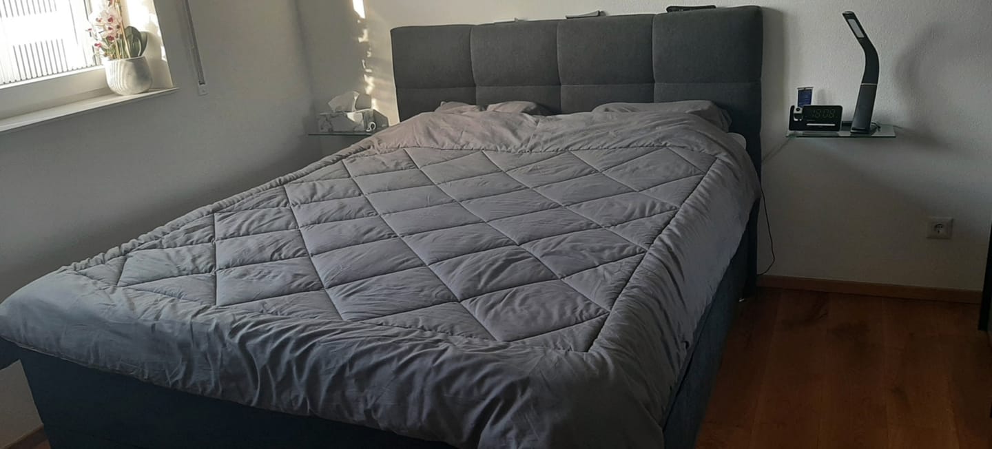 Customer photo review of EasySleep® Decke – Die schnelltrocknende 2-in-1 Bettdecke, die Bettwäsche überflüssig macht.