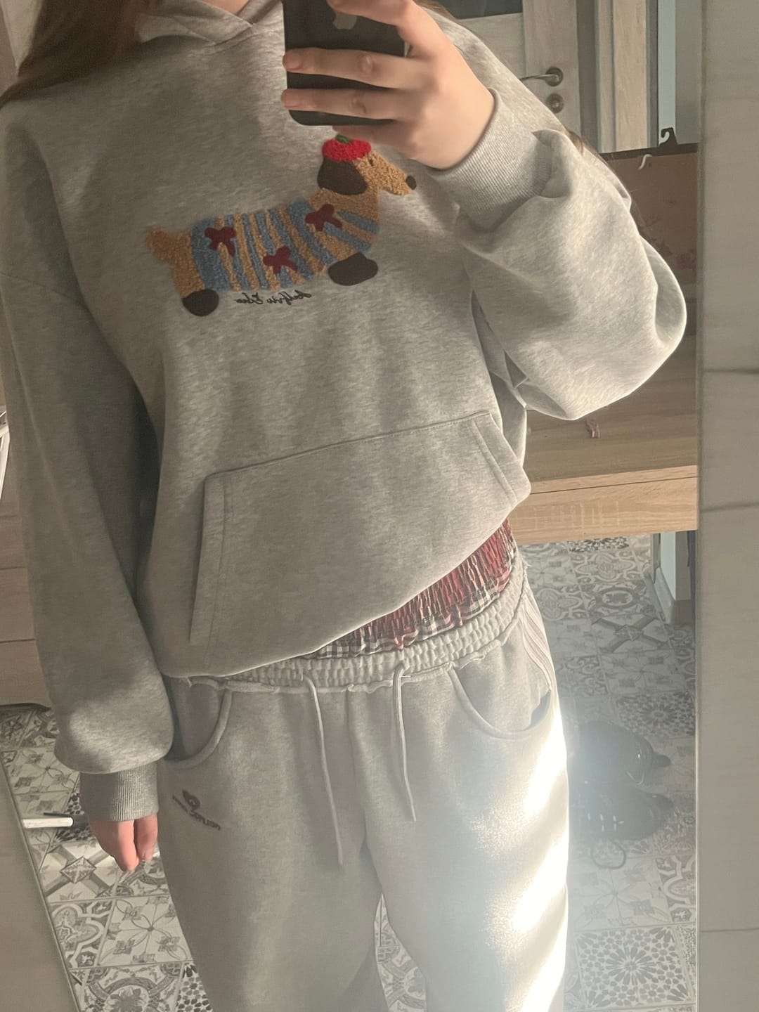 Customer photo review of Aelfric Eden Cartoon Dachshund Hoodie