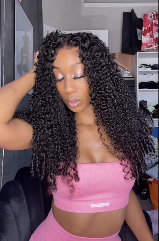Customer photo review of Wavymy Pre-Everything 13x6 Max Lace Frontal Wig Drawstring Wear & Go Wigs Dome Cap Glueless Wigs 180% Density