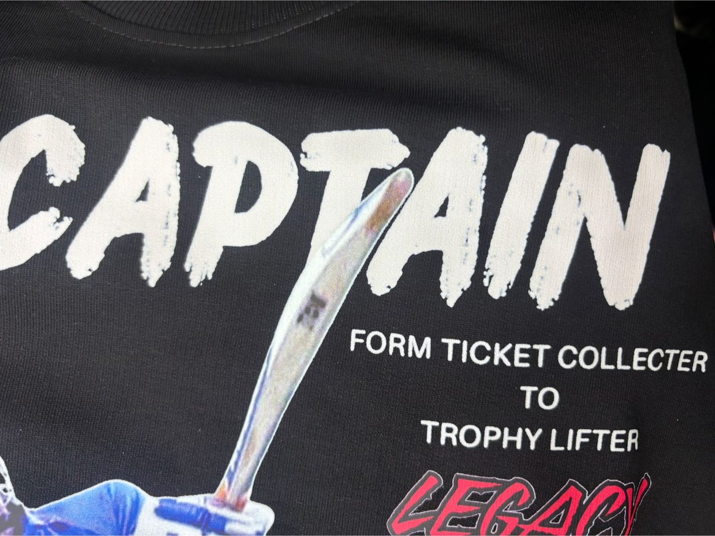 Customer photo review of The Captain MSD Graphic Oversized T-Shirt | Cricket Fan Tee | Prospera Clothing