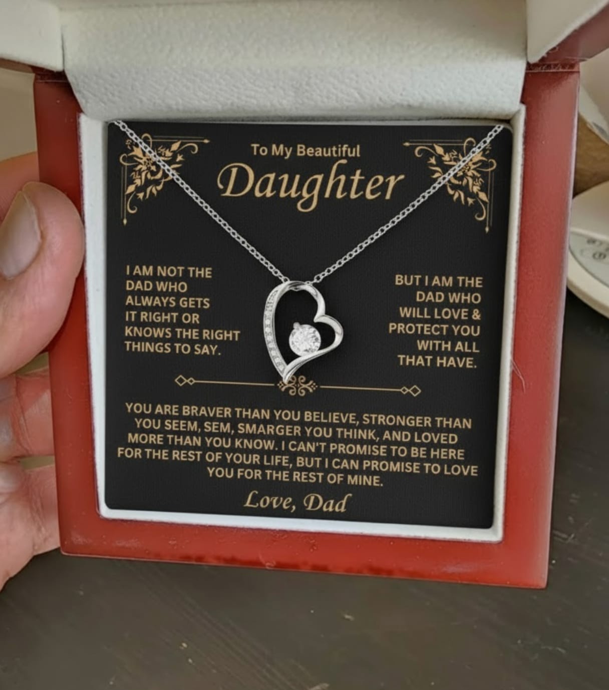 Customer photo review of To My Daughter, Forever In My Heart
