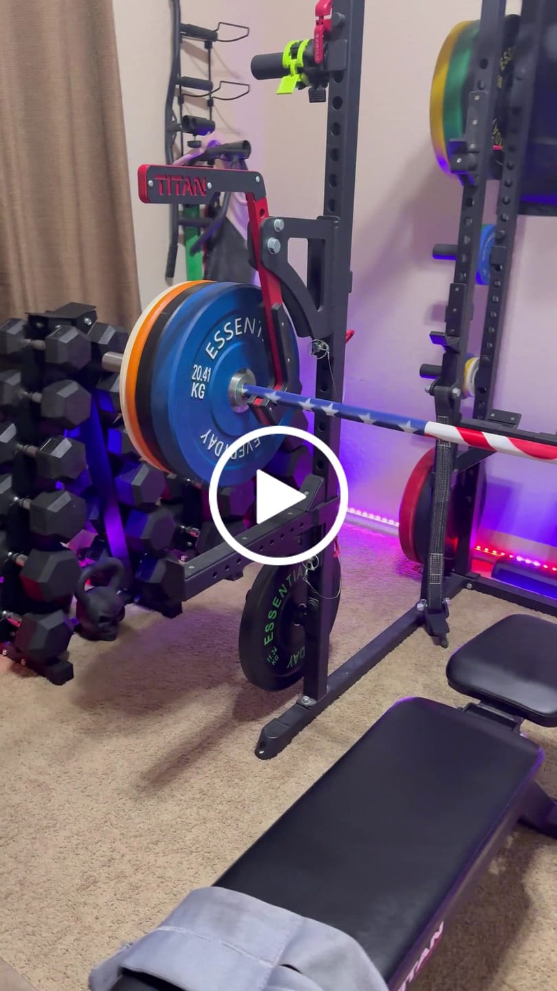 Customer video review of RitFit Patriotic Star Olympic Bar 20KG