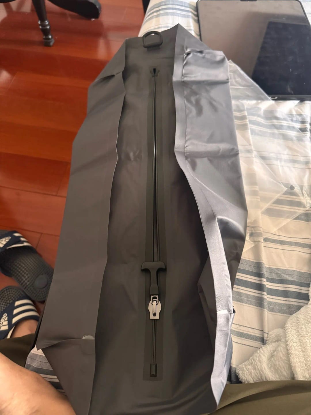 Customer photo review of Vacuum Compression Packing Bags – Travel & Storage Organizer