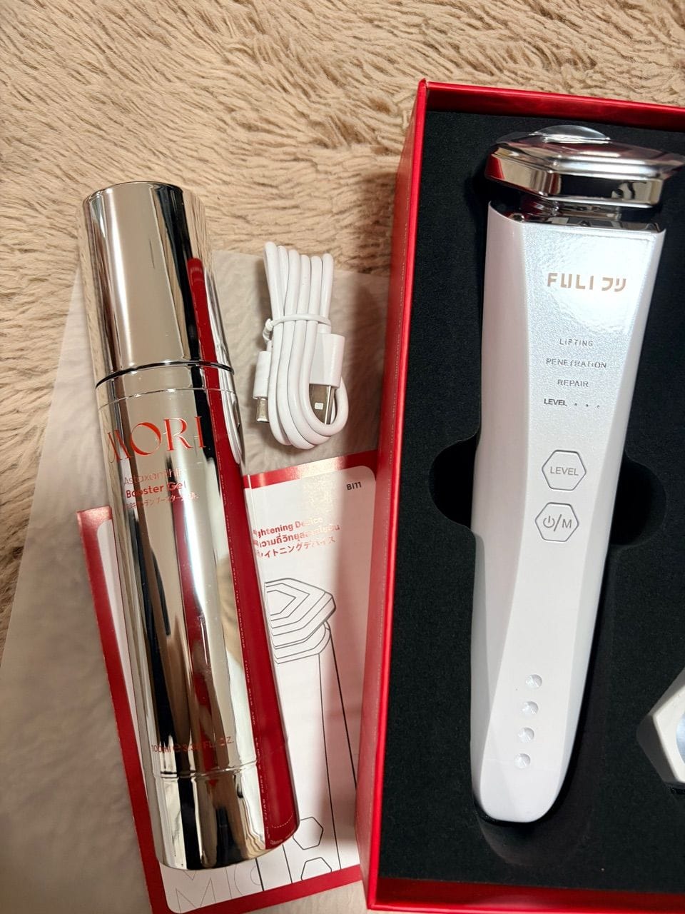 Customer photo review of Re-Aging เครื่องยกกระชับใบหน้า ด้วยคลื่นความถี่วิทยุสลายไขมัน Ultra RF/EMS | Re-Aging Ultra RF/EMS Skin Tightening Device
