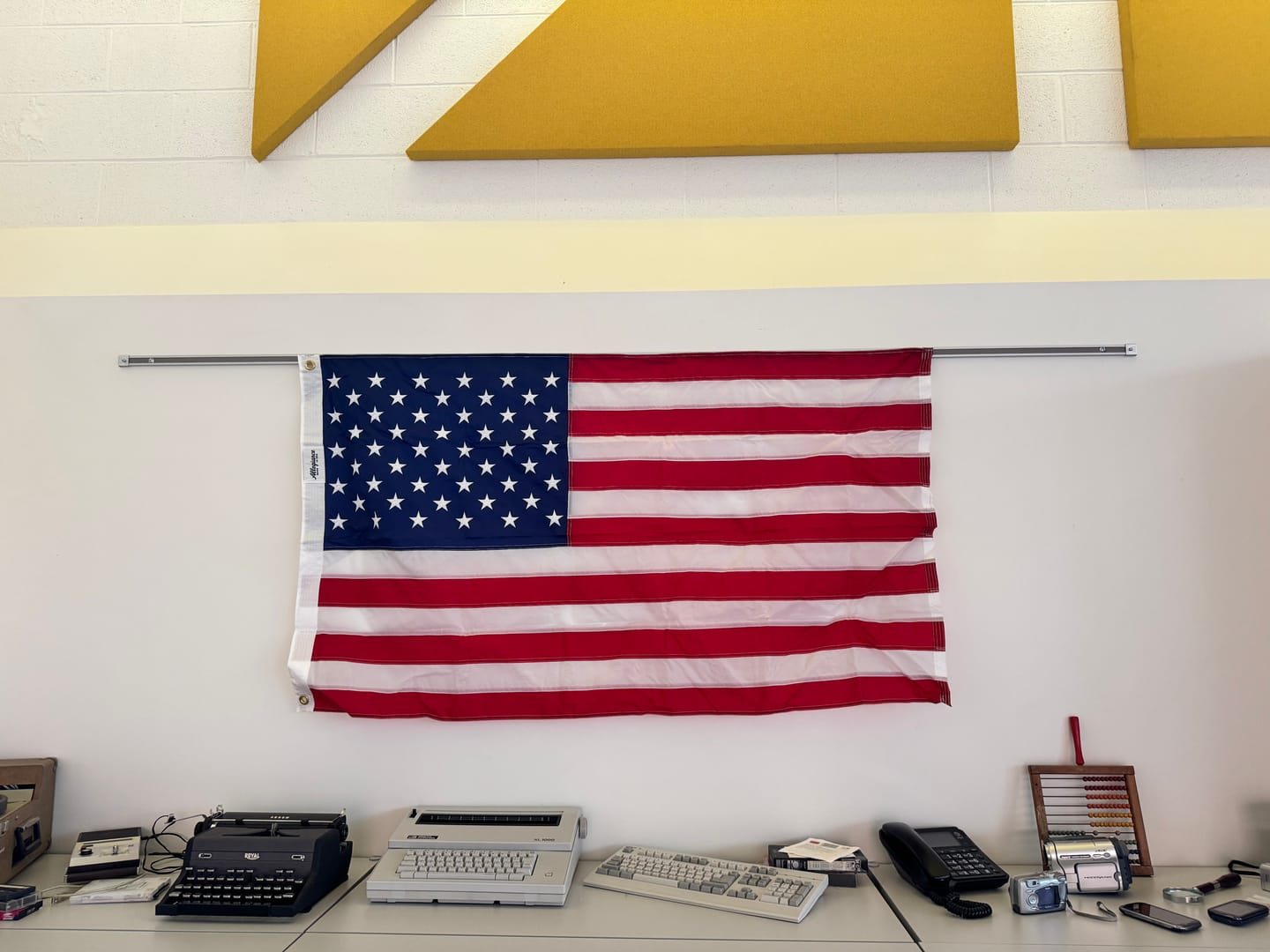Customer photo review of Classroom Initiative 3' x 5 ' American Flag