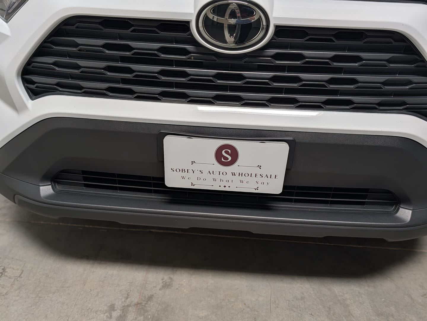 Customer photo review of Create Your Own Custom Magnetic License Plate Cover
