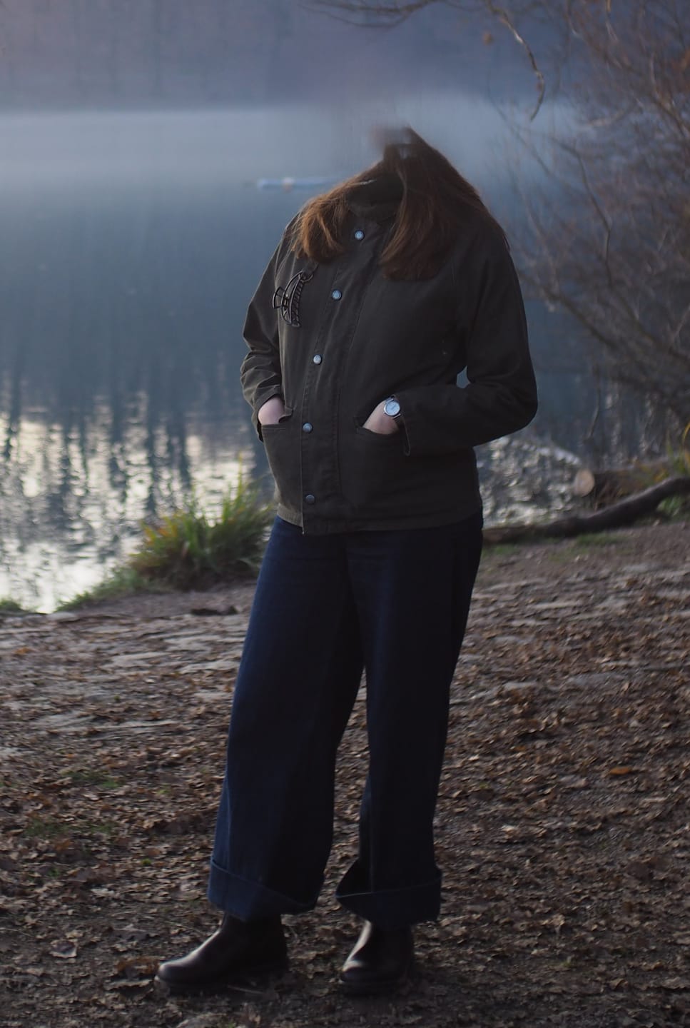 Customer photo review of Ripstop Twill Field Jacket - Dark Green