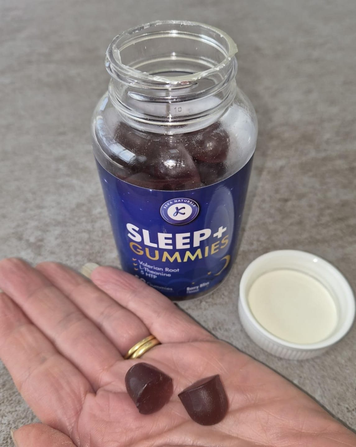 Customer photo review of Sleep Gummies