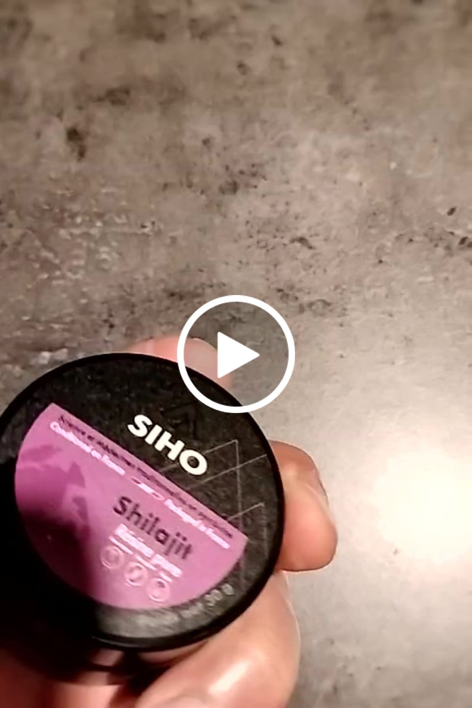 Customer video review of Résine de Shilajit : Pure 100% | 79% d'acide fulvique