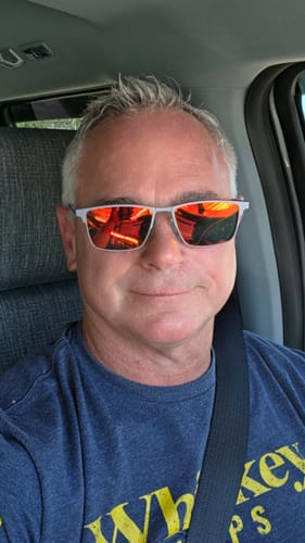 Customer photo review of Jensen | Titanium Magnetic Clip-on Eyeglasses Sunglasses | ZanyLen Best Sellers