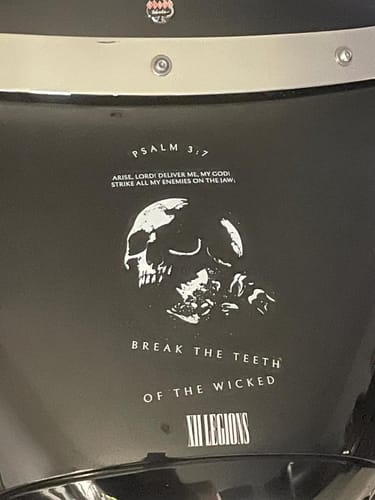Customer photo review of PSALM 3:7 Decal Sticker