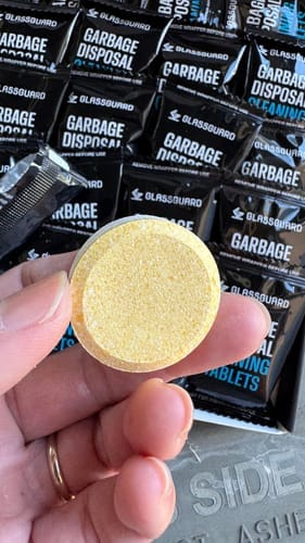 Customer photo review of GLASSGUARD® Garbage Disposal Cleaning Tablets