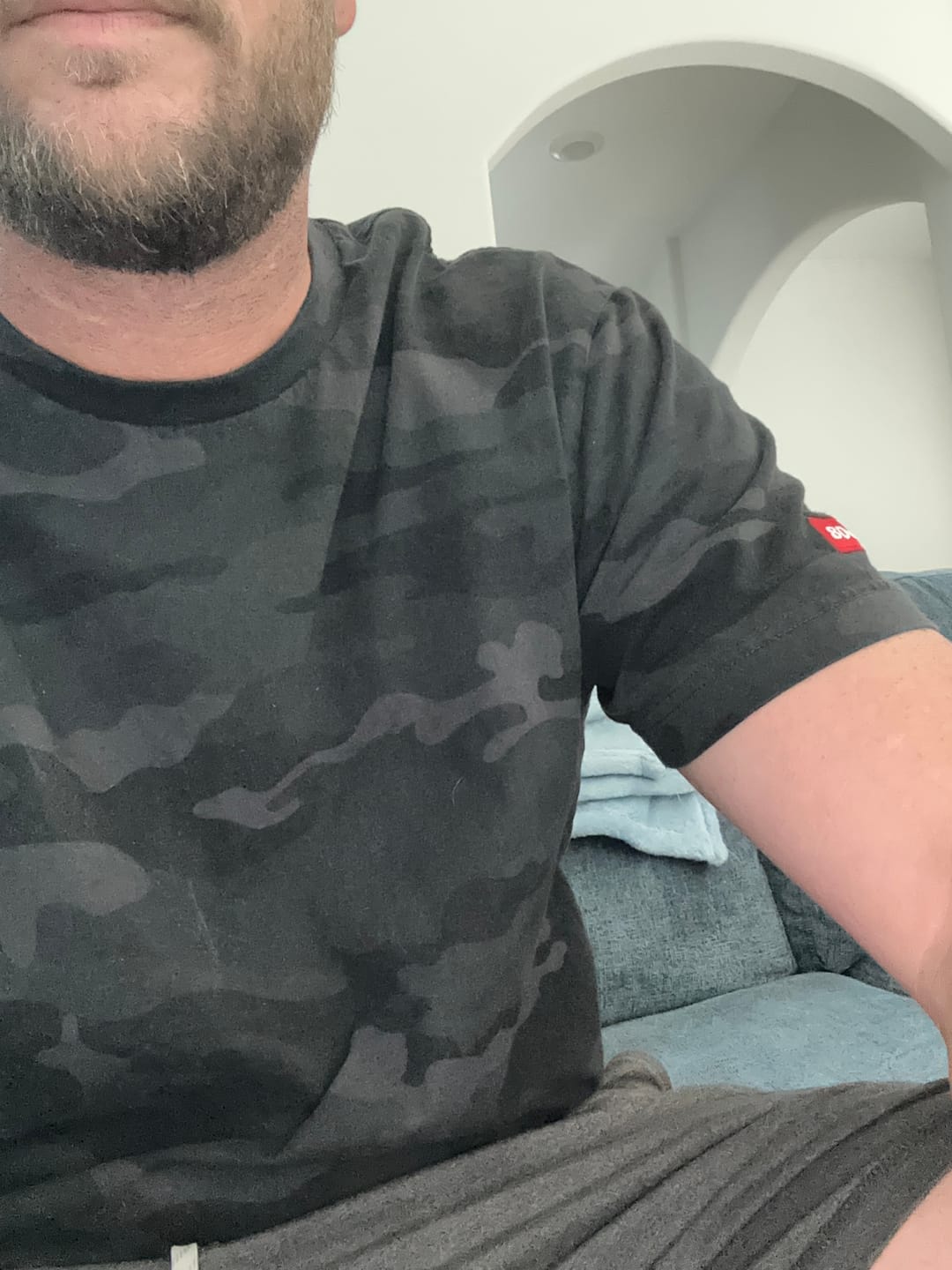 Customer photo review of 80Eighty® BlackCamo Shirt