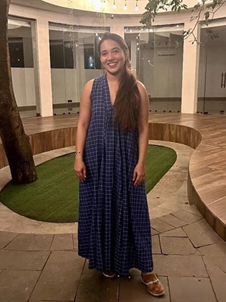 Customer photo review of Gigi Cotton Maxi Dress