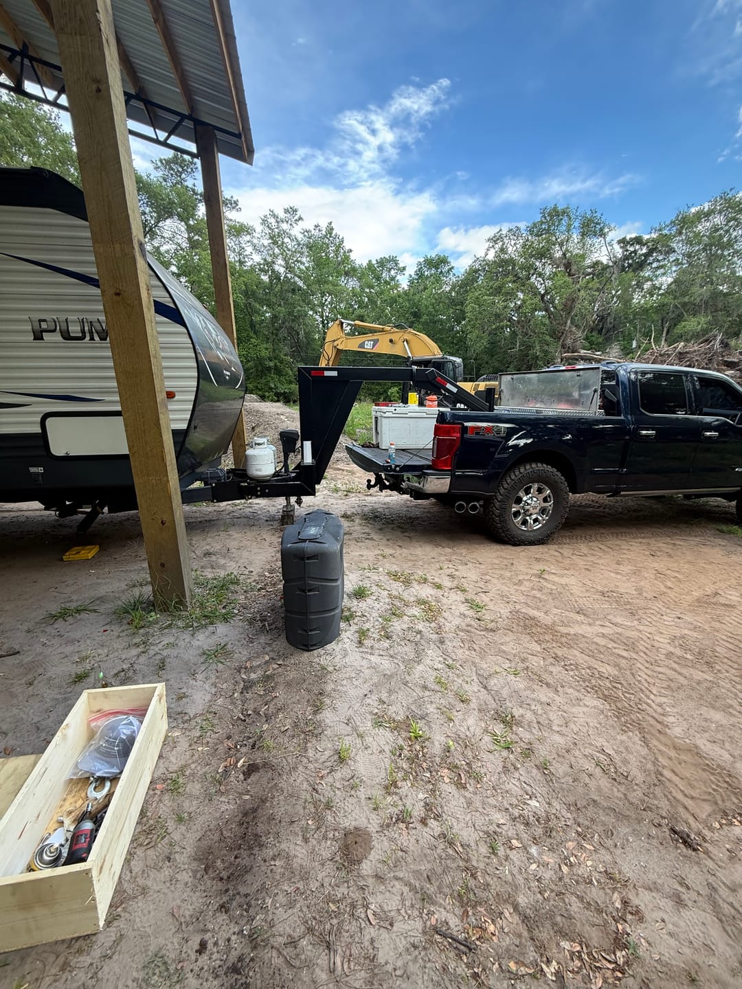 Customer photo review of BP Conversions Bumper Puller Ball Hitch to Gooseneck Conversion System