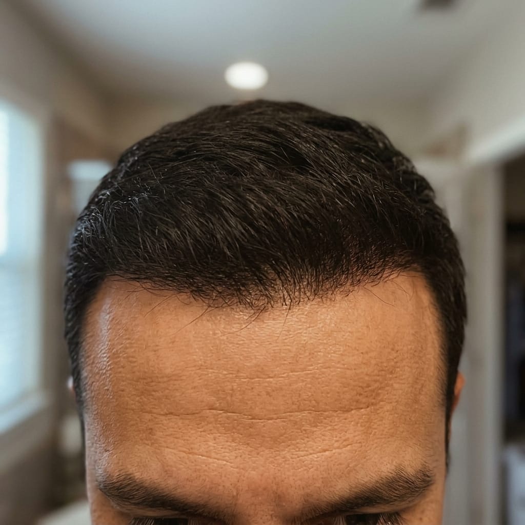 Customer photo review of Hair Tonic | Crecimiento Capilar