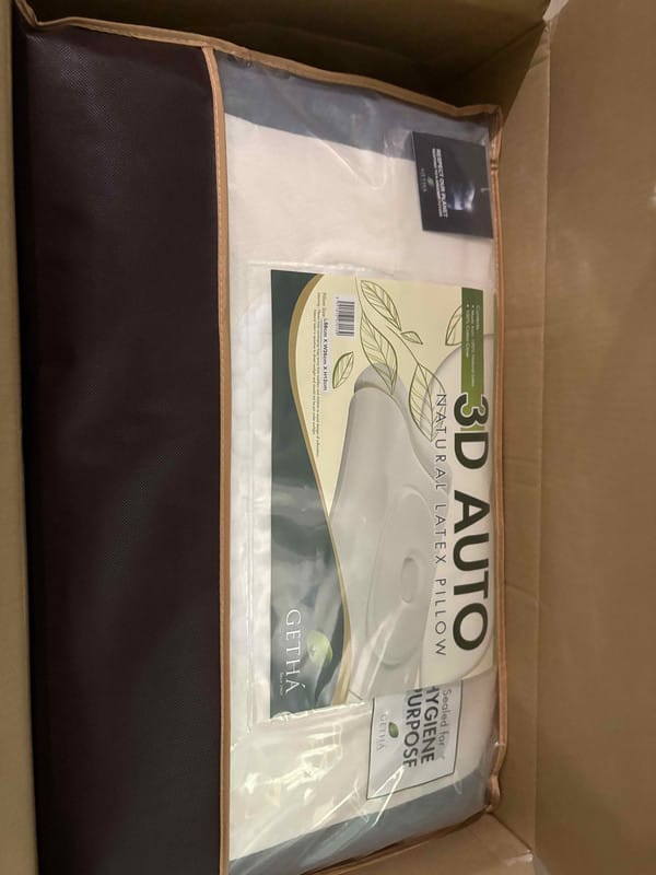 Customer photo review of Getha 3D Auto Latex Pillow