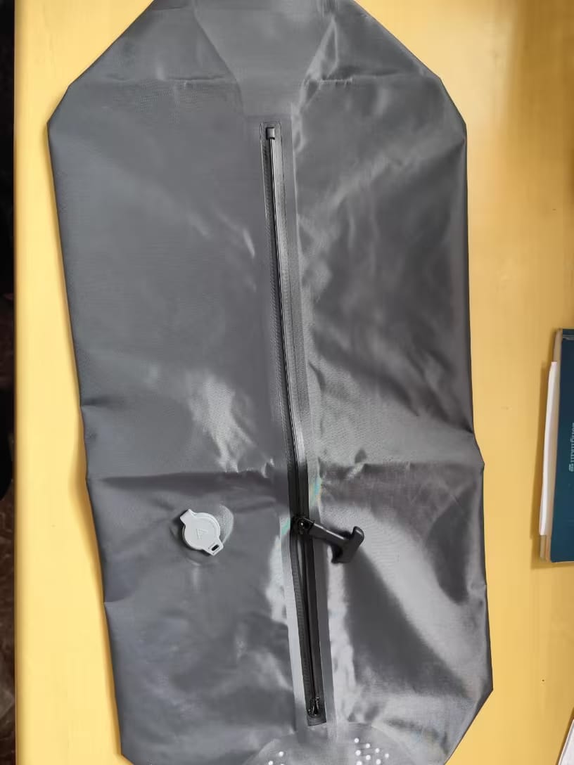 Customer photo review of Vacuum Compression Packing Bags – Travel & Storage Organizer