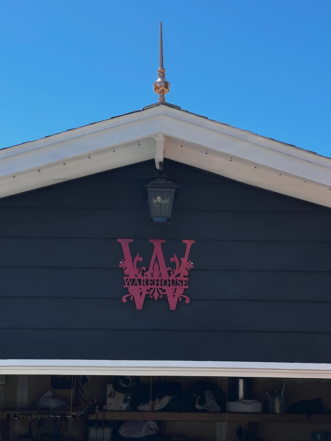 Customer photo review of Alphabet Monogram Sign