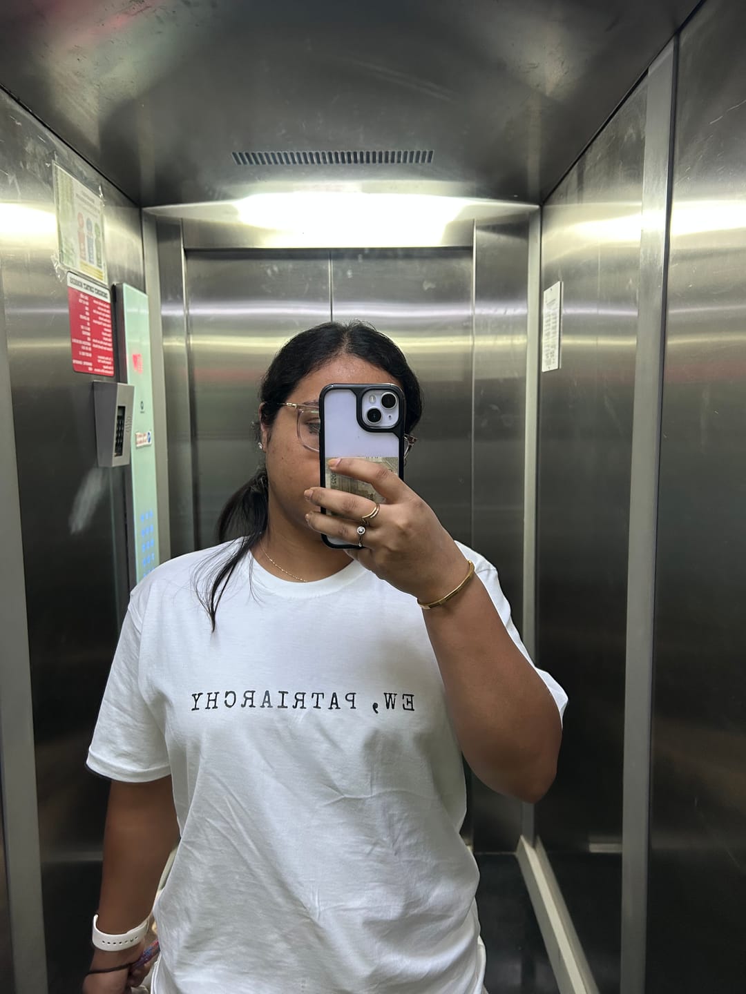 Customer photo review of Ew, Patriarchy: Funny Feminist Tee