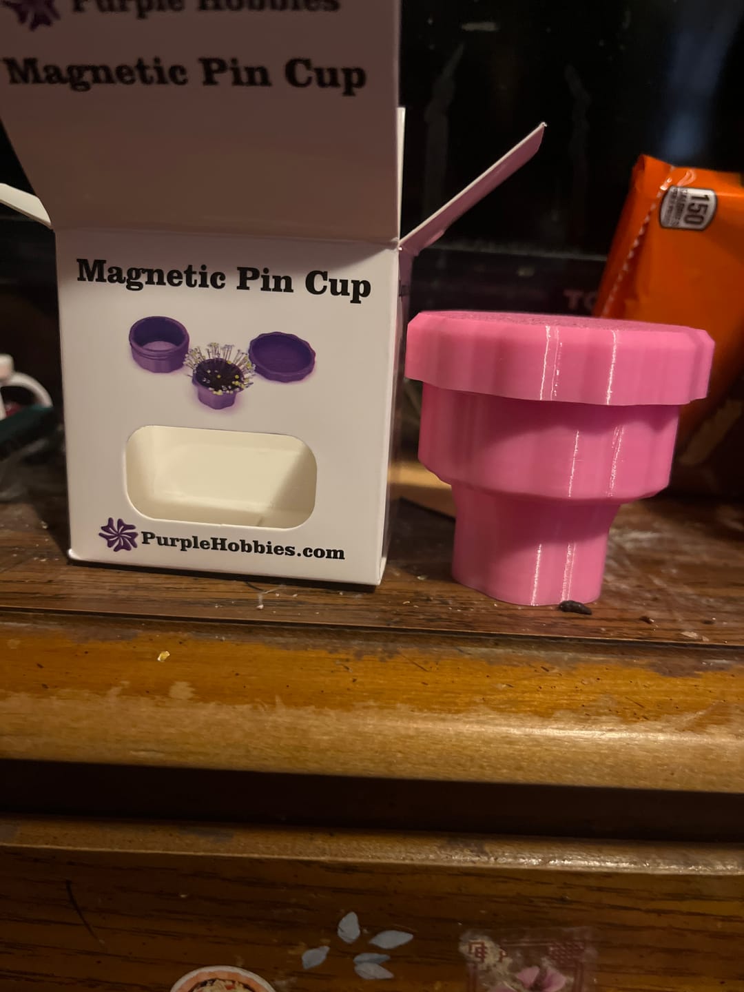 Customer photo review of Magnetic Flower Pin Cups