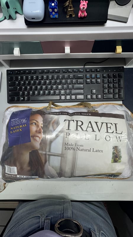 Customer photo review of Getha Travel Pillow - Small