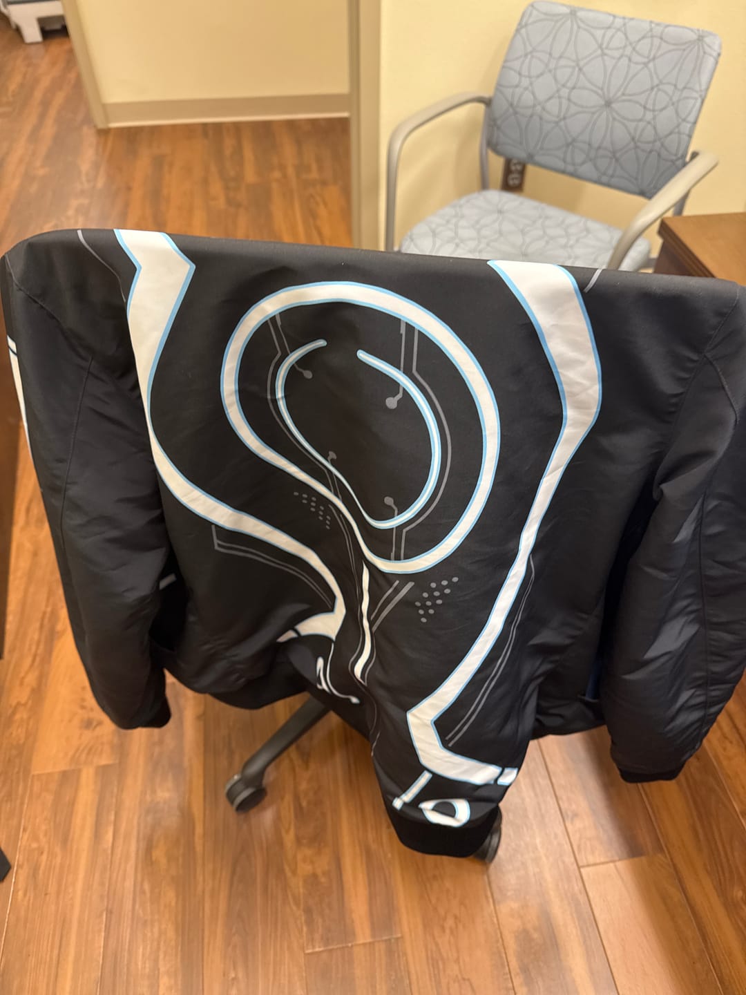 Customer photo review of Disney's Tron Legacy "Light Suit" – Reversible Bomber Jacket