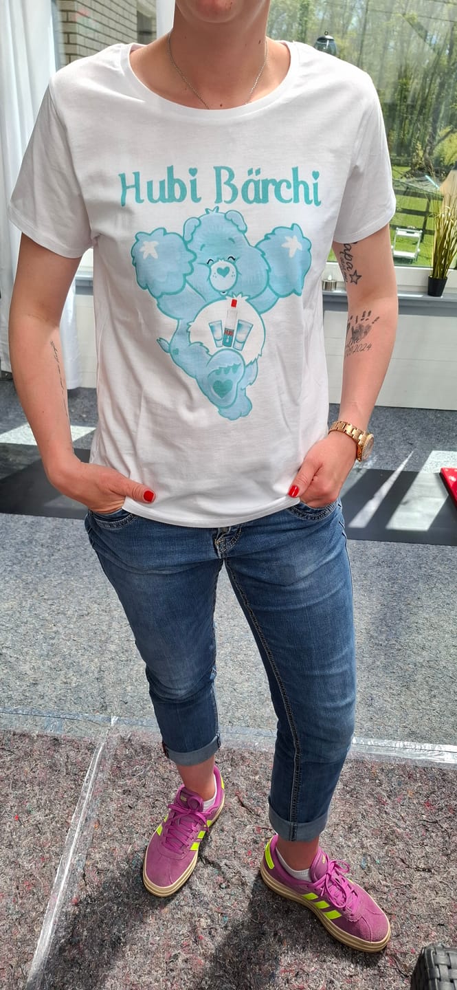 Customer photo review of Hubi Bärchi - Glücksbärchi - Damenshirt