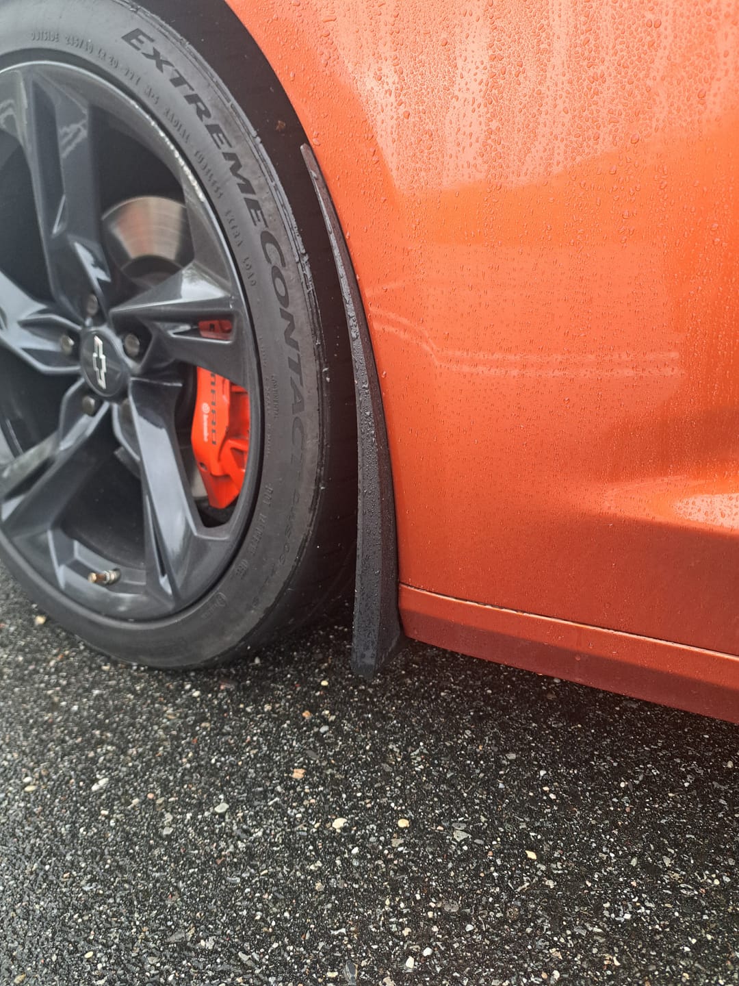 Customer photo review of 2016-24 Camaro Extended Front & Rear Splash Guards