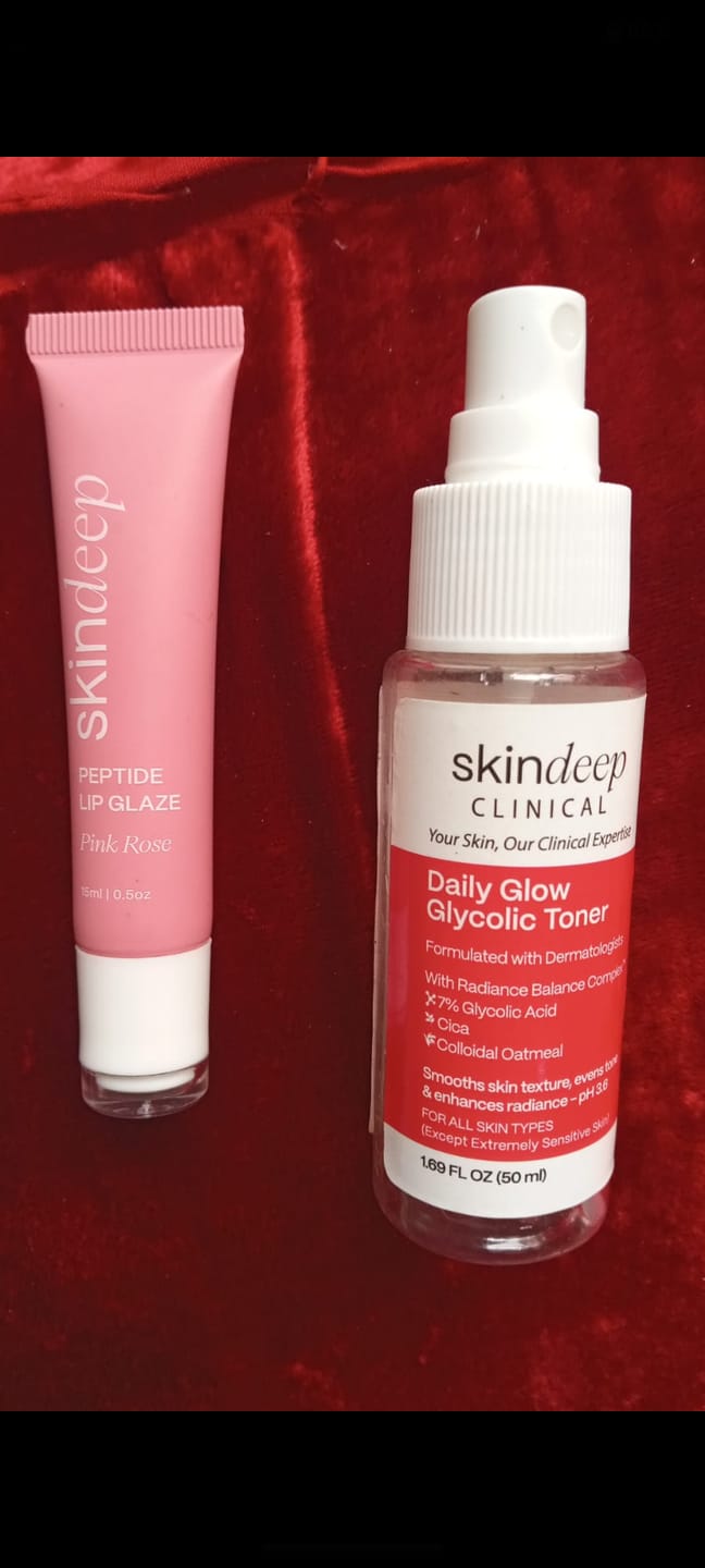 Customer photo review of Daily Glow Glycolic Toner