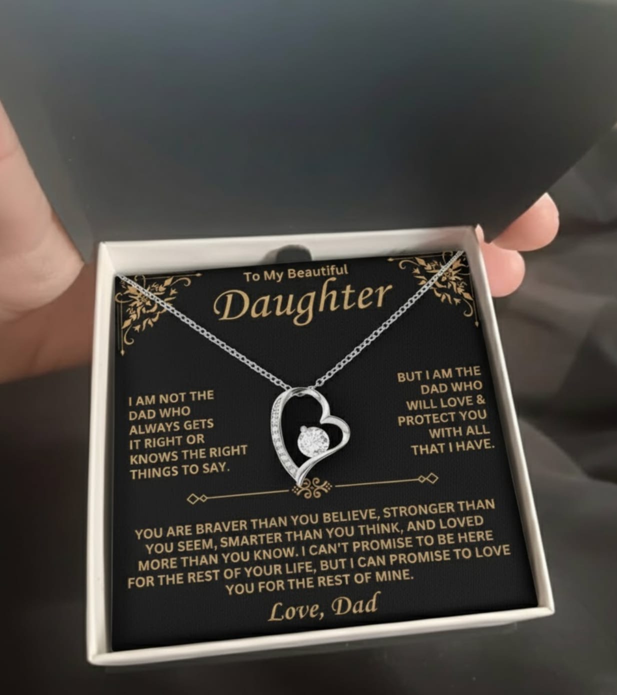 Customer photo review of To My Daughter, Forever In My Heart