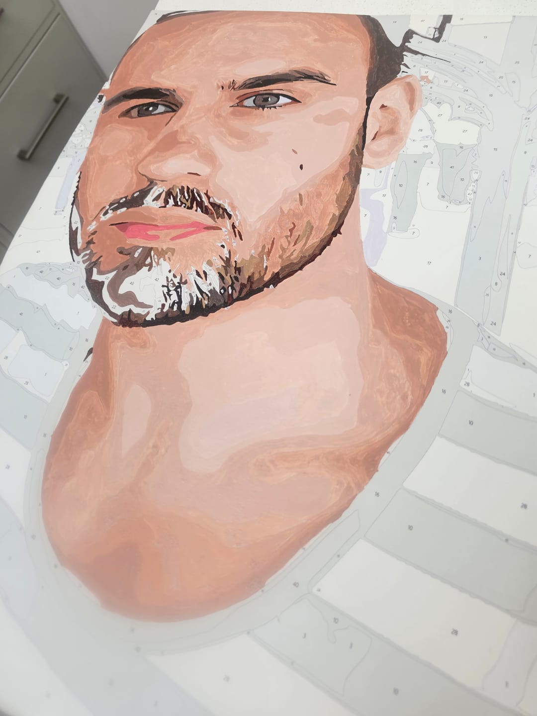 Customer photo review of Custom Kit | Paint by Numbers